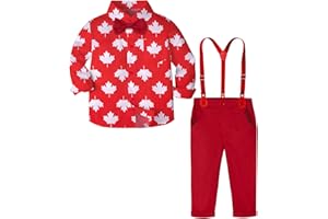 MOMBEBE COSLAND Toddler Boys Tuxedo Suit Baby Gentleman Dress Oufits 1-5T