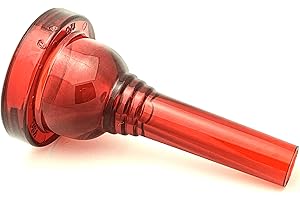 KELLY MOUTHPIECES KELLY-12C - Small-shank Trombone/Baritone Lexan-Mouthpiece - Crystal-Red