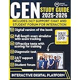 CEN STUDY GUIDE: The complete guide with app, diagnostic test, 10 practice exams, exam simulator, forum, and 24/7 support for a simple and efficient study experience.