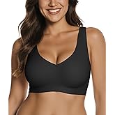 OEAK Womens Jelly Bras No Underwire Seamless Full Coverage Support Lift Pull on Bralette Comfort Everyday Sports Tshirt Bra