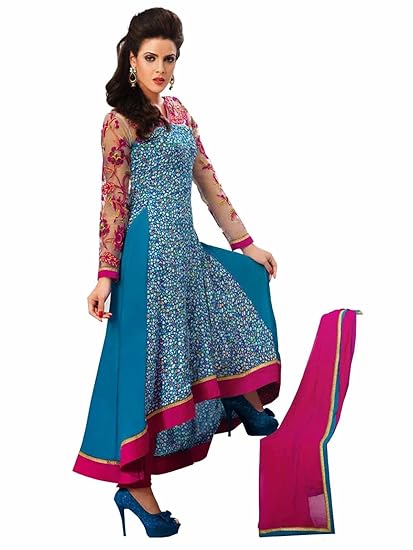 semi stitched anarkalis online