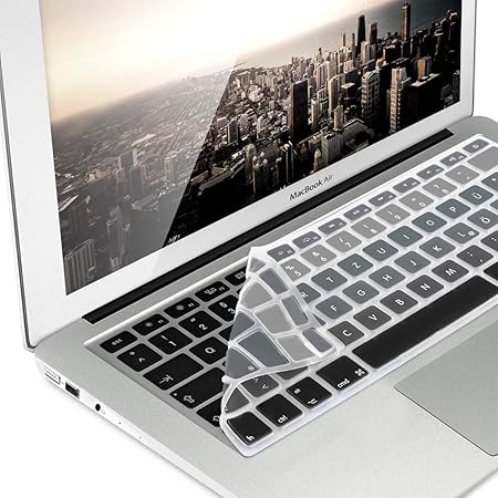 Amazon Kwmobile キーボード保護 対応 Apple Macbook Air 13 Pro Retina 13 15 16年中頃まで Qwertz ドイツ語 シリコン ラップトップ カバー 黒色 グレー マックブック Kwmobile キーボードカバー 通販