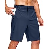 G Gradual Men's Shorts 7"/ 5"/ 9" Lightewight Casual Shorts for Men Hiking Golf Shorts with 3 Zipper Pockets