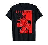 Marvel Deadpool Two-Toned Portrait Graphic T-Shirt