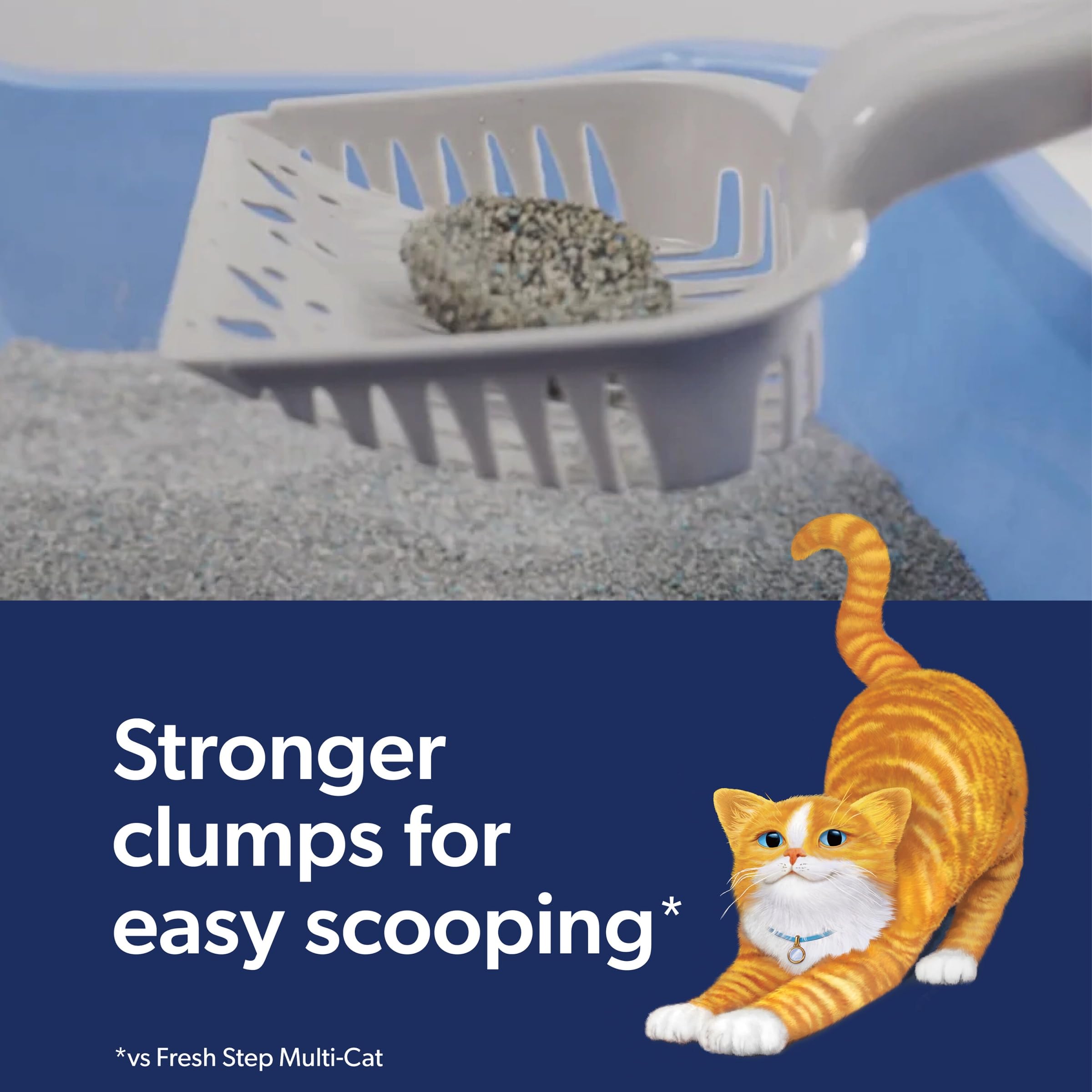 Fresh Step Outstretch Advanced Long Lasting Clumping Litter with Febreze Freshness, Activated Charcoal Litter Lasts 50% Longer, 32 lbs. (2 x 16 lb. Box)