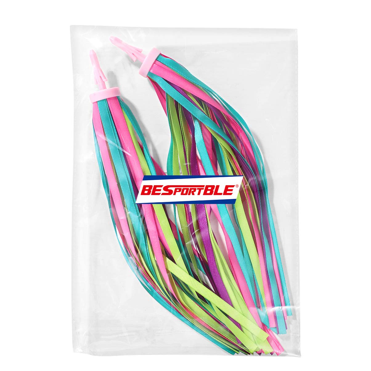 Bike Handlebar Streamers Colorful Bike Streamers Handlebar Ribbons Tassels for Kids Bike Bicycle Baby Carrier Kids Bike Accessories 1Pair