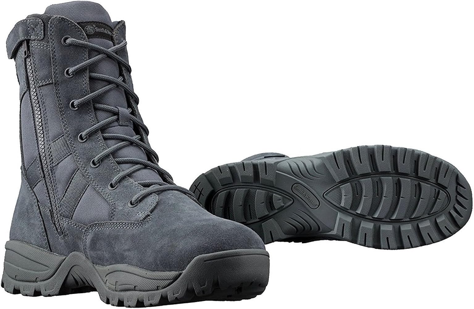 Gray boot