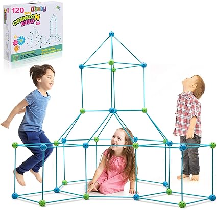 construction fort building toy set