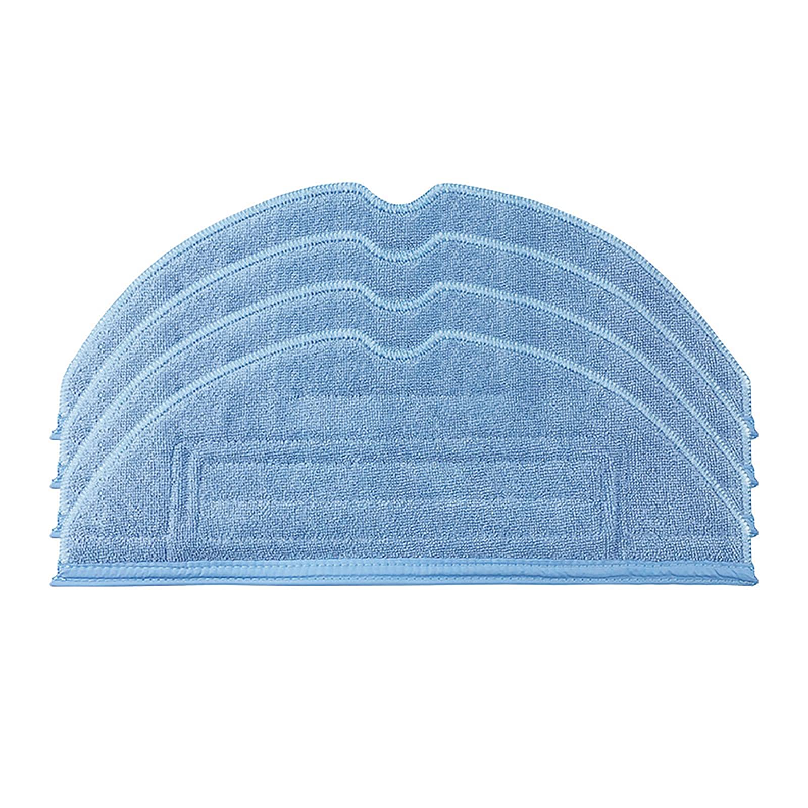 MODJUEGO Replacement Cloth Mop Wipes Rag Side Brush Mop Cleaning Head Pad for Roborock T7S Plus S7 Sweeping Robot Accessories (4 rags)