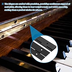 uxcell 2 Pack Piano Hinge, 12" Stainless Steel