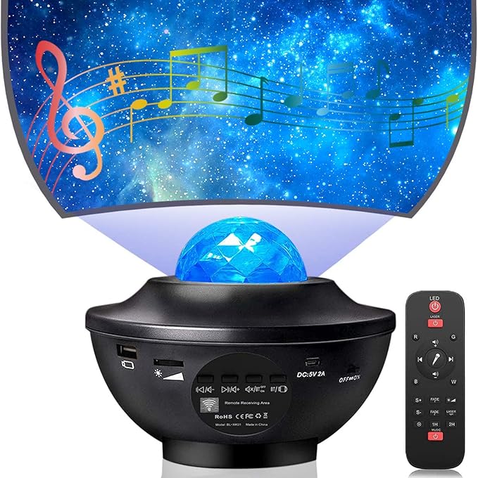 Deitybless Star Night Projector, Ocean Wave Nebula Starry Projector
