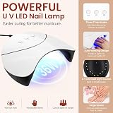 VANREESA Gel Nail Kit 24 Colours with 36W UV Lamp Manicure Tools view 4