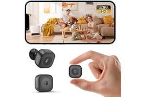 ZONGBI Security Camera,Indoor Mini Camera with HD Resolution, WiFi Wireless & SD Storage,Smart Motion Detection, Surveillance in Home and Office Spaces