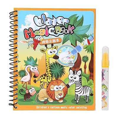 Download Buy Hztyyier Magic Water Coloring Book Children Water Coloring Magic Book With Water Pen Water Drawing Books For Kids Online In Qatar B07qkxy9d2
