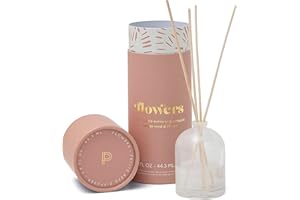 Paddywax Petite Collection Scented Oil Reed Diffuser, Mini - 1.5-Ounce, White-Flowers