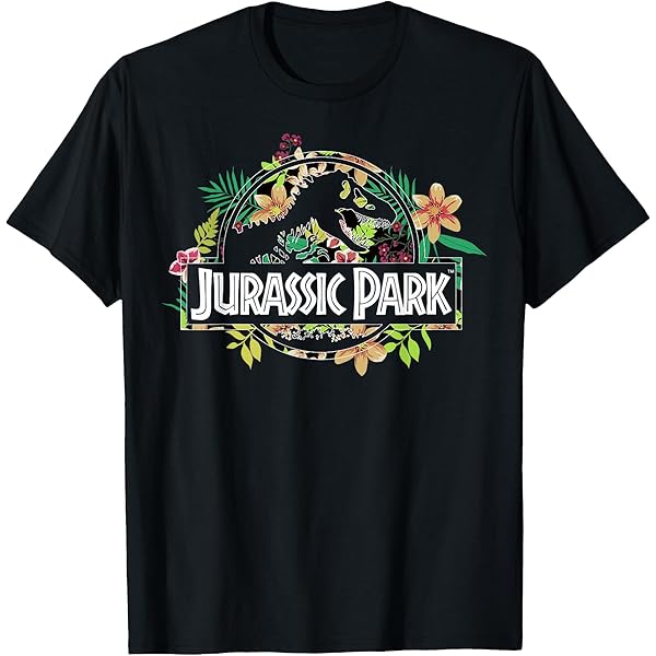 Amazon.com: Jurassic Park Blue & Purple Fossil Logo Graphic