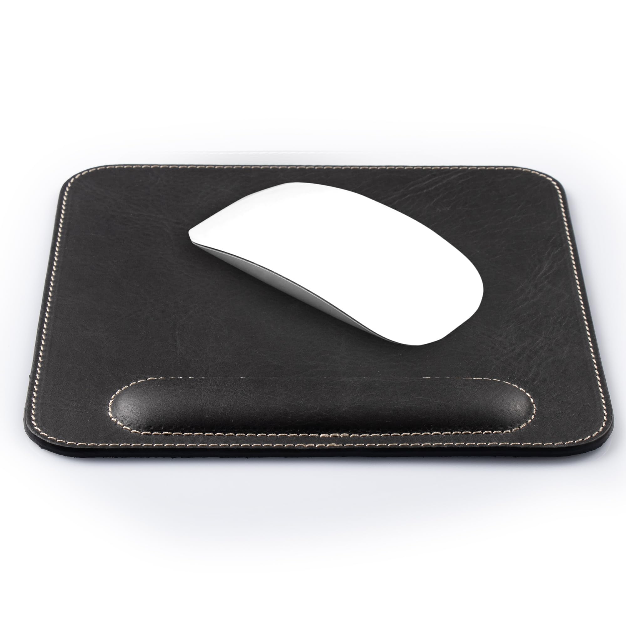 LONDO Top Grain Leather Mousepad with Wrist Rest