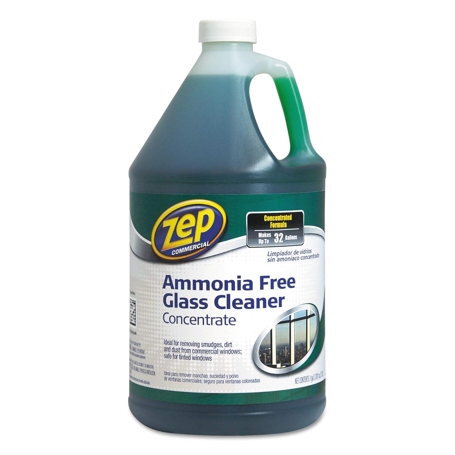 Zep Commercial ZU1052128EA AmmoniaFree Glass Cleaner, Agradable Scent