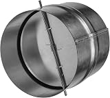 Repa Market 4 Inch Backdraft Damper Galvanized Steel Inline Duct Blocker view 6