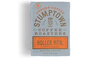 Stumptown Coffee Roasters, Organic Medium Roast Ground Coffee - Holler Mountain 12 Ounce Bag, Flavor Notes of Citrus Zest, Caramel and Hazelnut