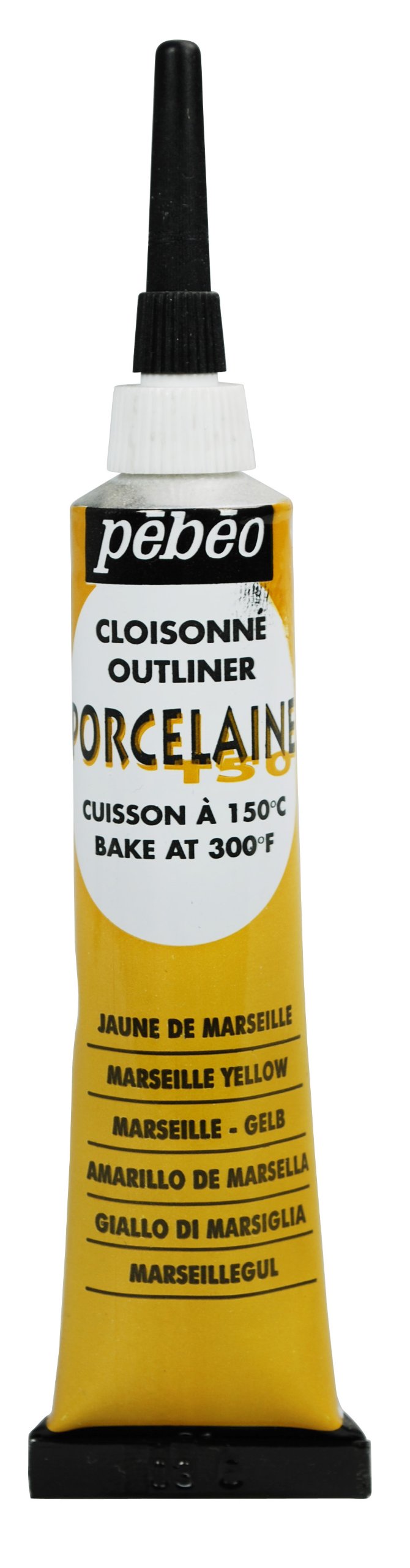 Pebeo 6-Piece 20ml Porcelaine 150 China Paint Cloisonne 20ml - Marseille Yellow,Marseille Yellow