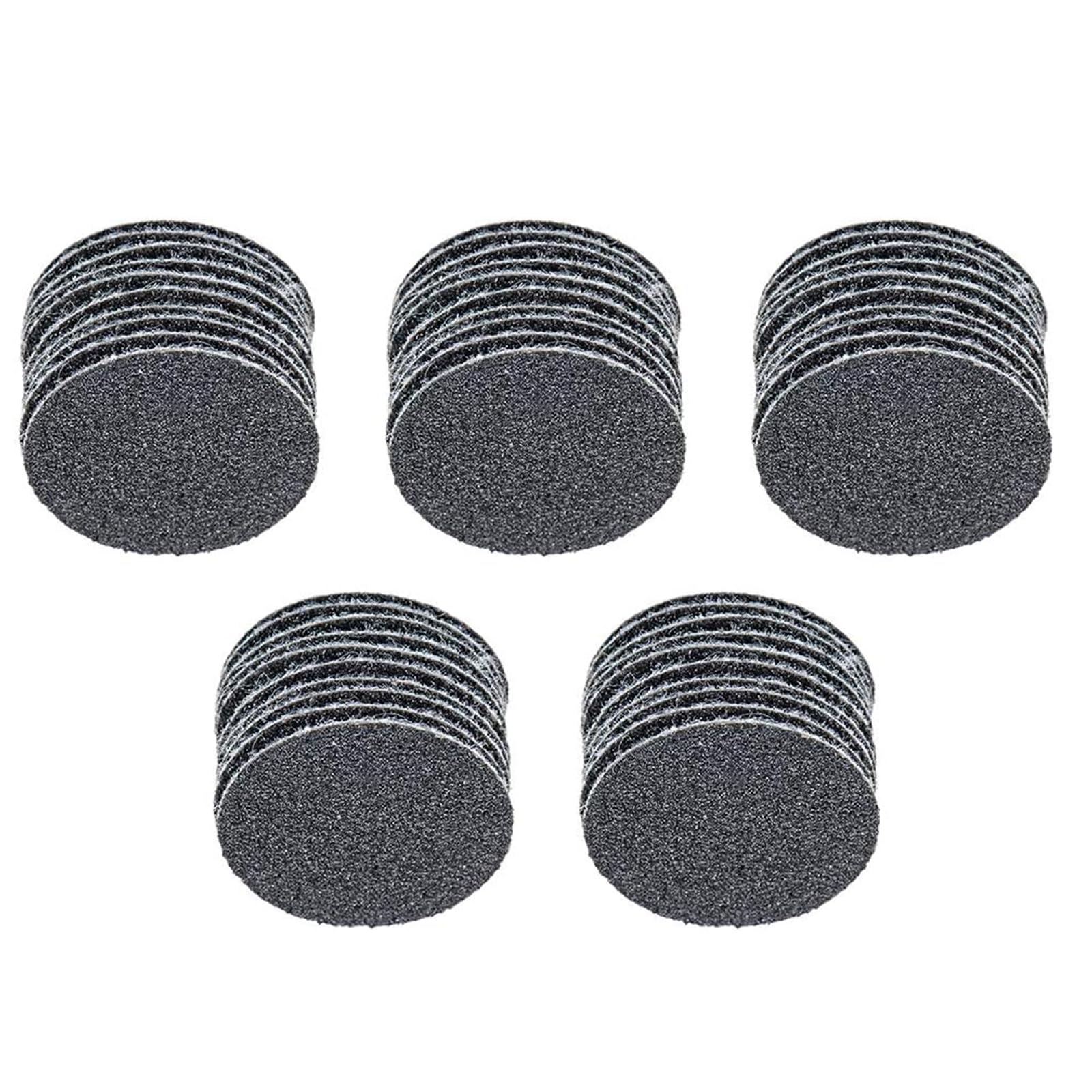 TA-VIGOR 50Pcs 25mm Wet and Dry Sanding Discs, 80 Grit 1 Inch Hook and Loop Sandpaper Electrostatic Sand Planting Silicon Carbide Sanding Discs — image 1