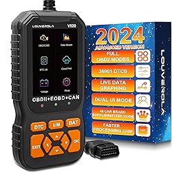 LOUVEROLA OBD2 Scanner Diagnostic Tool, Enhanced