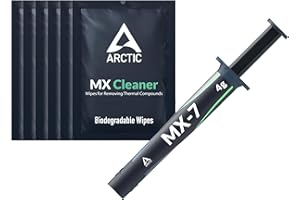 Arctic MX-7 (4 g, incl. MX-Cleaner) - Ultimate Performance Thermal Paste for CPUs, Consoles, Graphics Cards, Laptops, Very Hi