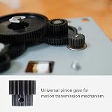 sourcing map 1Mod 17T Pinion Gear 6mm Bore Hardened Steel RC Car Truck Motor 2 view 6