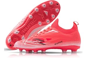 RUNIC Men’s Soccer Cleats – Lightweight Speed & Grip – Ankle Sock for Control, Comfort & Stability on All Pitches