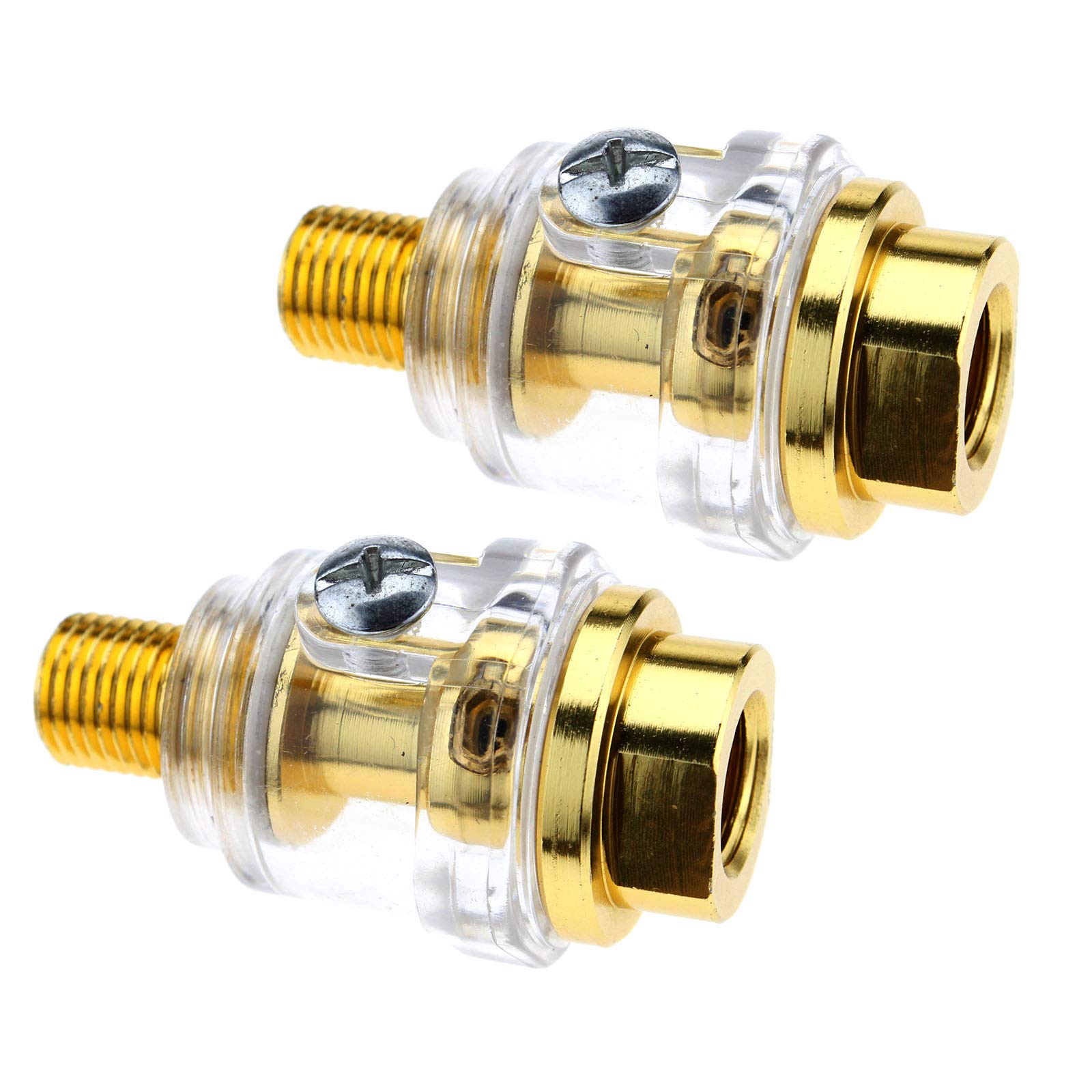 Create Idea 1 Pair 1/4 Inch BSP Fog Lubricant Conduit Oiler Oil Mist Oiler