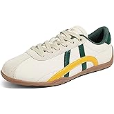 LUCKY STEP Women's Casual Walking Shoes Thin Sole Trendy Stylish Trainer Lightweight Footwear Suede Fashion Sneaker