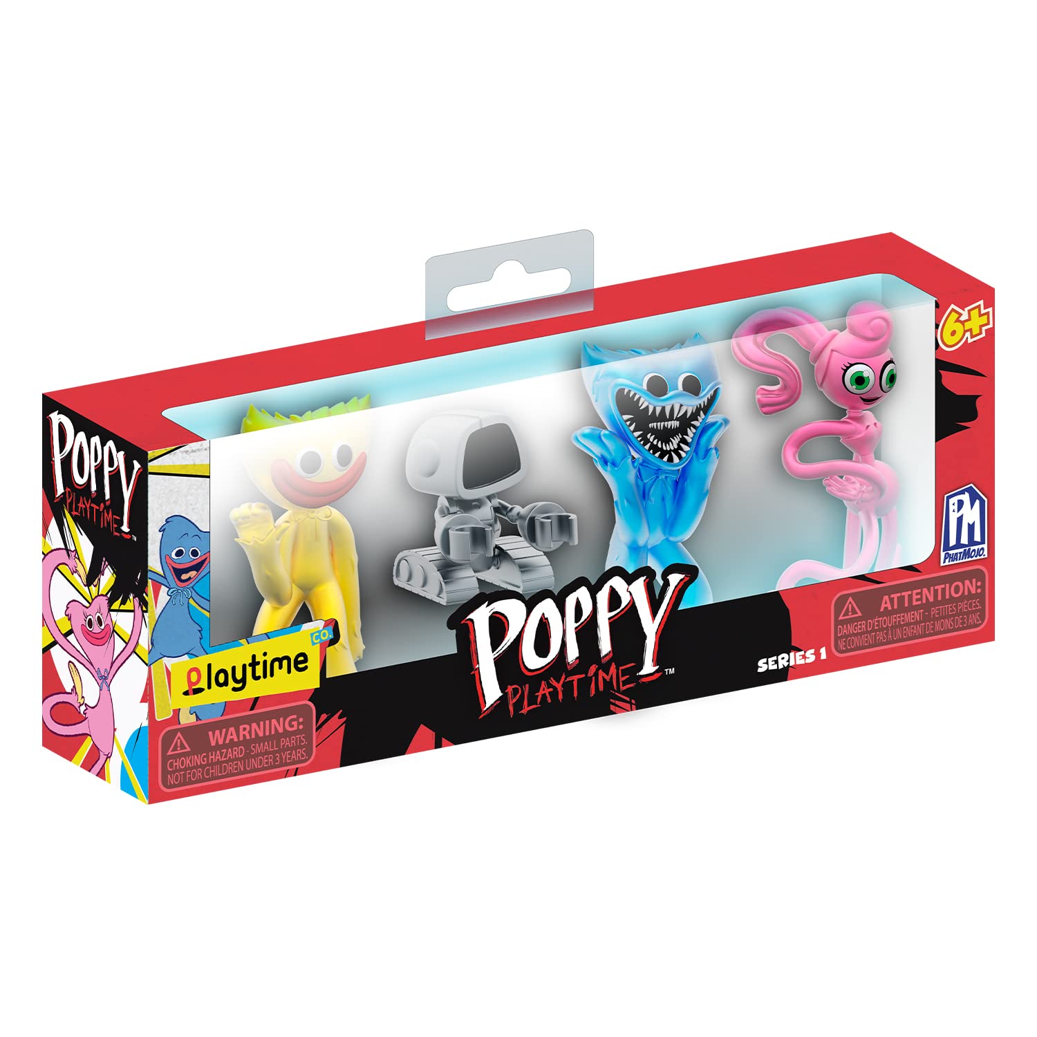 Rocco Giocattoli Poppy Playtime 4-Pack - FAN4FUN - 4 Mini Figures