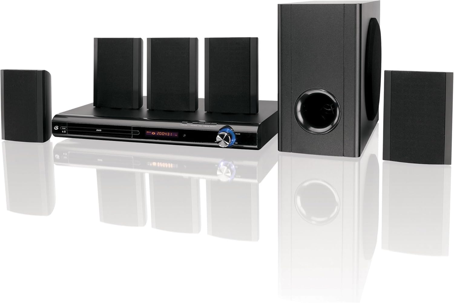 gpx 2.1 channel home theater speakers