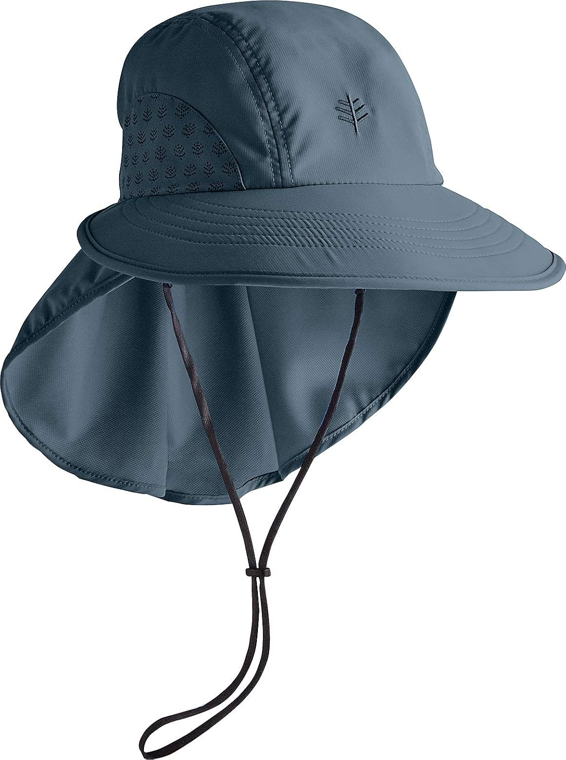 COOLIBAR - Élégant chapeau de soleil marron souple UPF 50