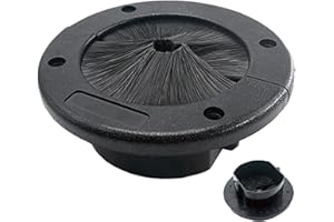 Cable Pass Through Wall Plate, 4 Inch Round Flame Retardant Wall Grommet, for Safe Cable Management and Raised Floor Airflow,