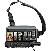 TACTICAL_GEEK Crossbody Shoulder Bag, Multipurpose Daypack, Chest Backpack Casual Sling Bag for Men & Women (L3C-Grey)