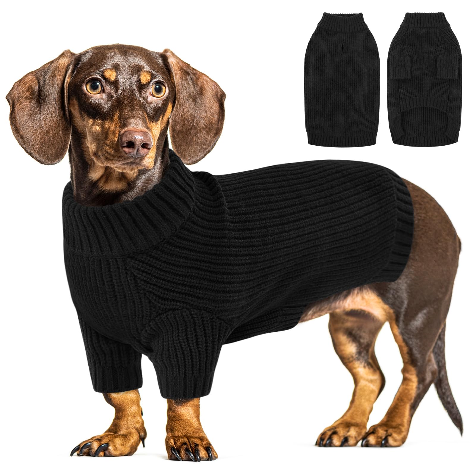 Photo 1 of Queenmore Dog Sweaters for Medium Dogs Boy,Medium Dog Sweater,Dogs Christmas Sweaters,Thick Knit Turtleneck Pullover,Extremely Soft & Warm Pet Winter Clothes for Girl Male Female