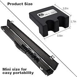 LFSEMINI Pool Cue Holder, 2-Cue Portable Pool Stick