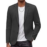 COOFANDY Men's Smart Wash Blazer Regular Fit Cotton Sport Coat Casual Suit Jacket