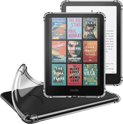 MoKo Clear TPU Case for 7" Kindle Paperwhite 12th Gen & Colorsoft 2024