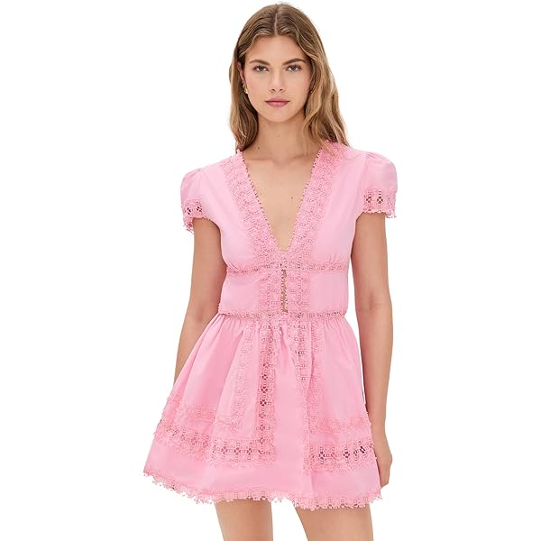 Amazon.com: LOVESHACKFANCY Womens Janea Dress, L, White : Clothing, Shoes &  Jewelry