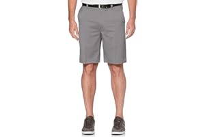PGA TOUR Men's 9" Flat Front Golf Shorts with Active Waistband (Size 30-44 Big & Tall)