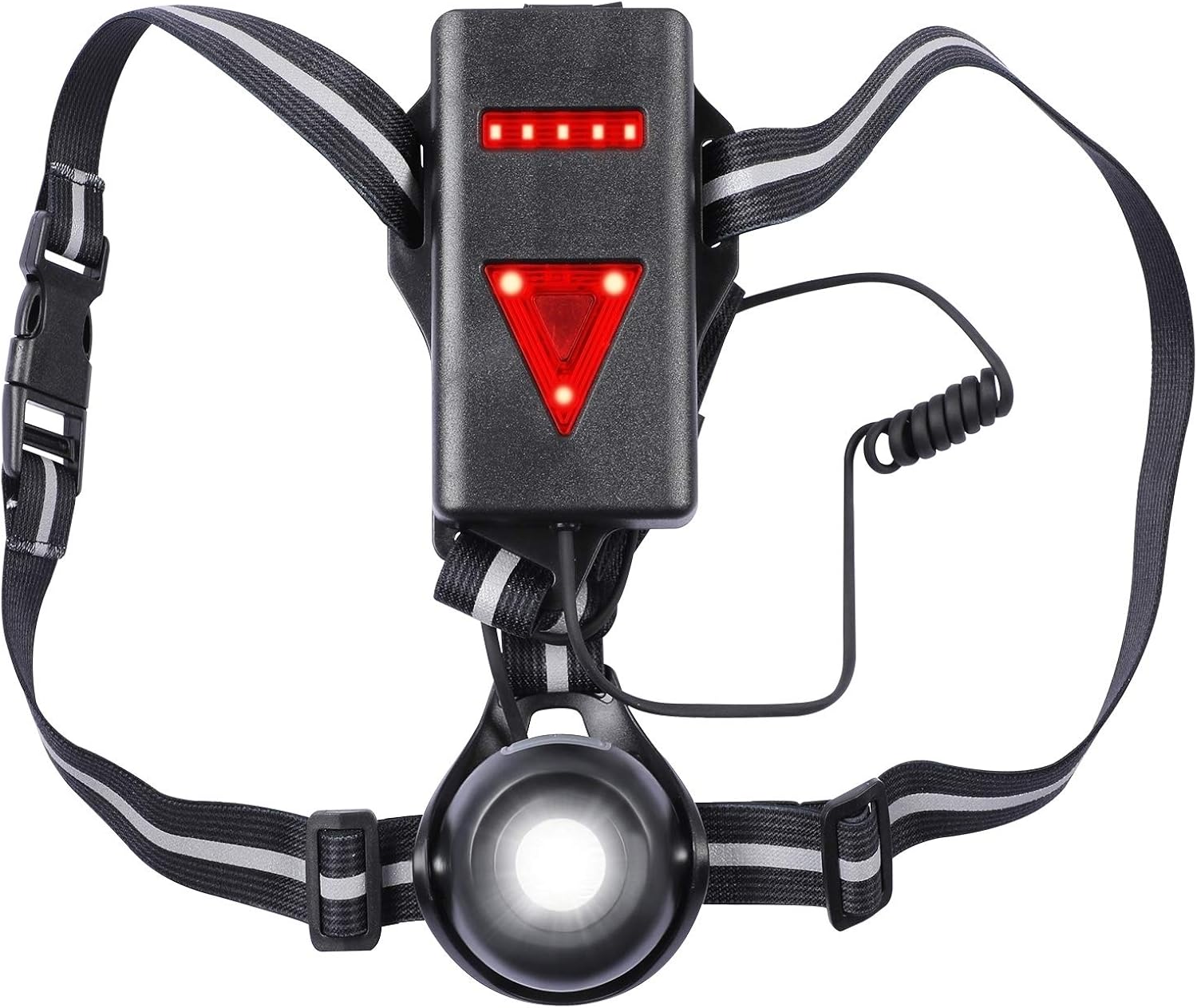 Volcano Eye Night Running Light Vest for Runners, Joggers, Cyclists