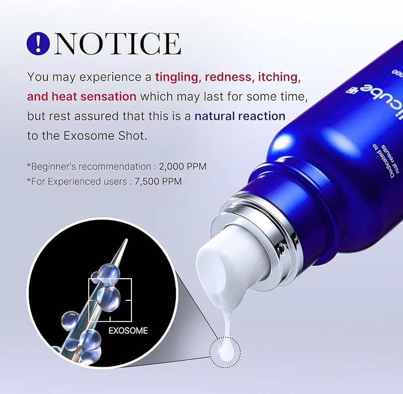 Exosome Shot Zero 7,500 PPM Spicule Facial Serum