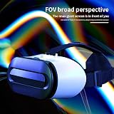 Rianpesn 3D VR Headset Phone Virtual Reality Goggles Mobile Gaming Movies view 5