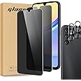 Prybaw 【2+2 for Samsung Galaxy A15 5G Tempered Glass Privacy Screen Protector with Camera Lens Protector ，Scratch-resistant, Bubble-free, Easy Installation