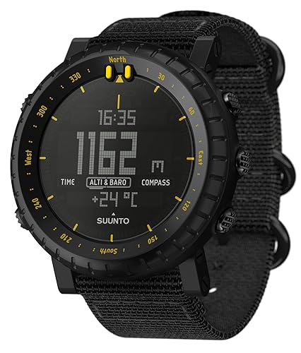 Suunto Core, Outdoor Sports Watch, Black Yellow, One Size in - Main Image