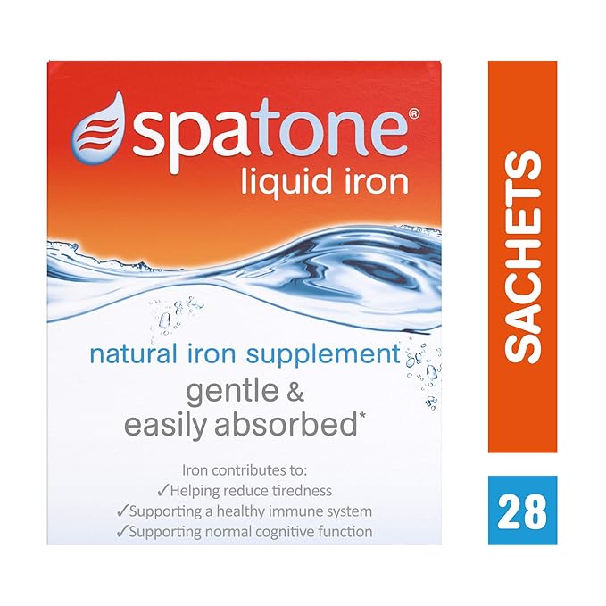 Spatone Natural Liquid Iron Supplement Original, 28 Sachets x 25 ml Amazon.co.uk Health