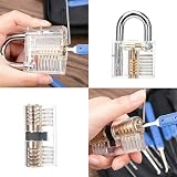 Nama 30 Pieces Lock Pick Set with 2 Transparent Training Locks Updated Kit 4 view 4